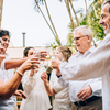 cheers mature party tropical