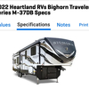 RV for Sale: 2022 Bighorn Traveler 37DB